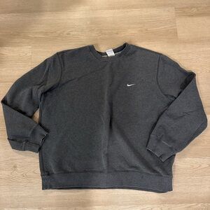 Nike Men's Dark Gray Crewneck Sweater